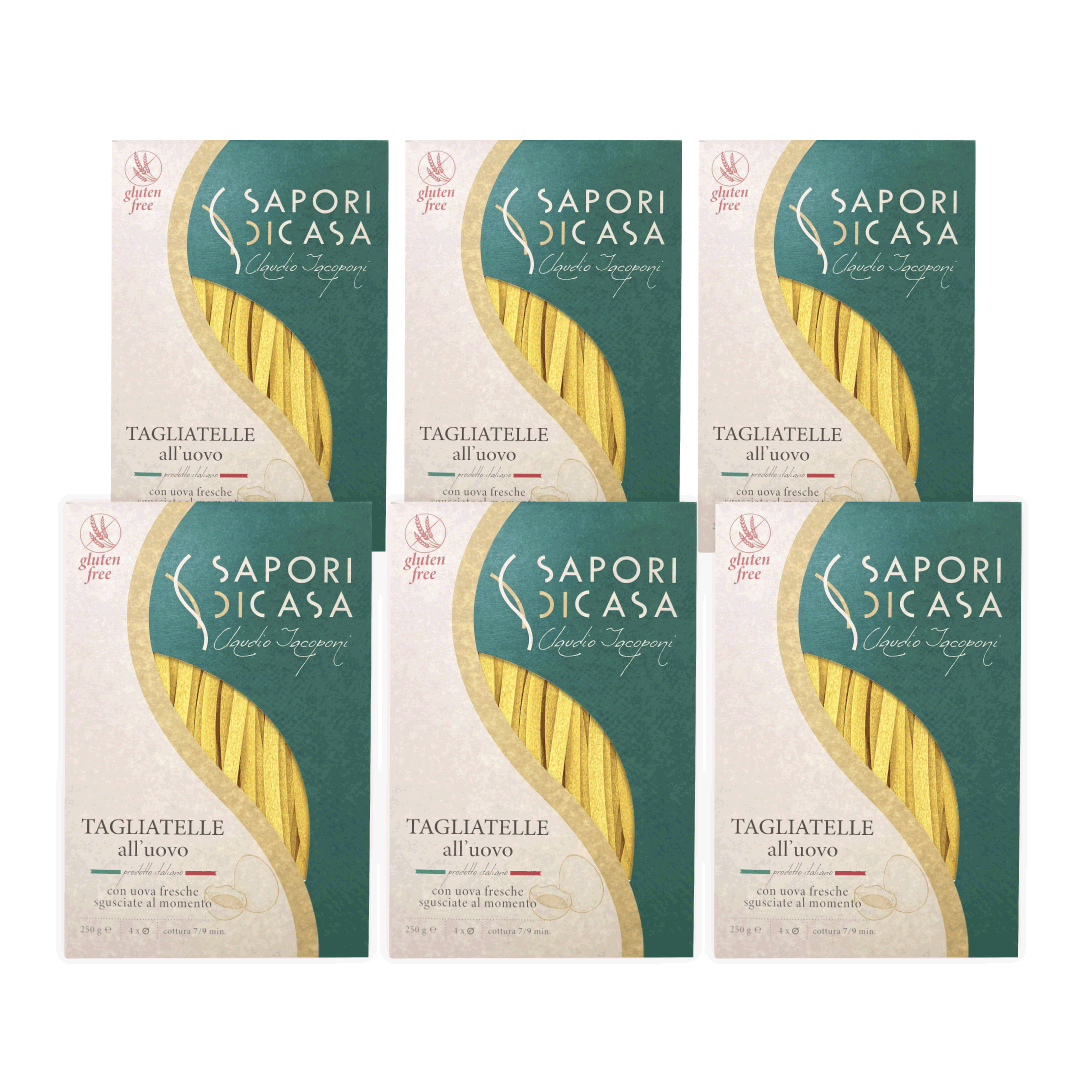 6x250g PROMO BOX GLUTEN FREE Tagliatelle senza glutine all'uovo