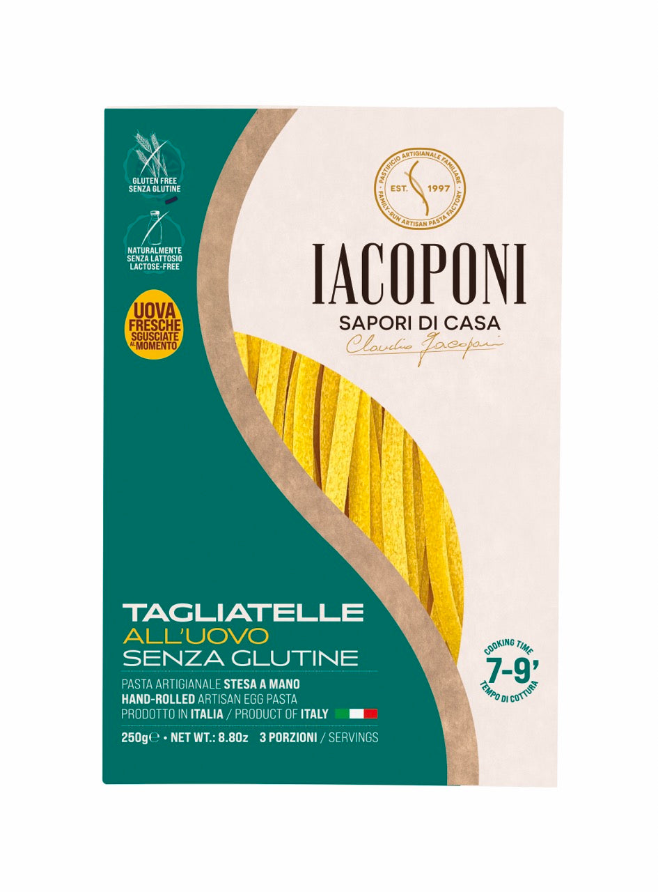 Iacoponi Tagliatelle senza glutine all'uovo