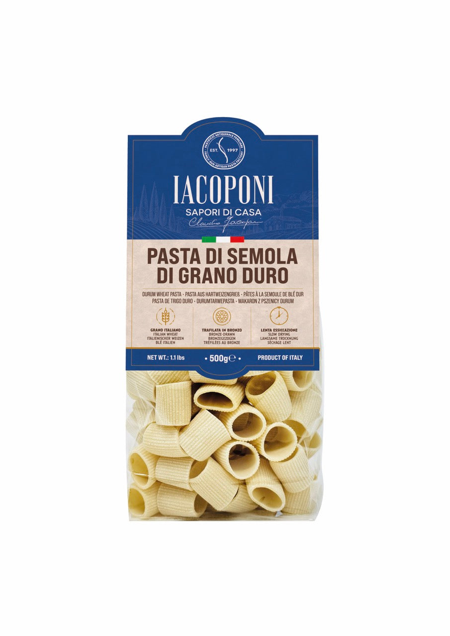 Iacoponi Mezzi Paccheri rigati di grano duro