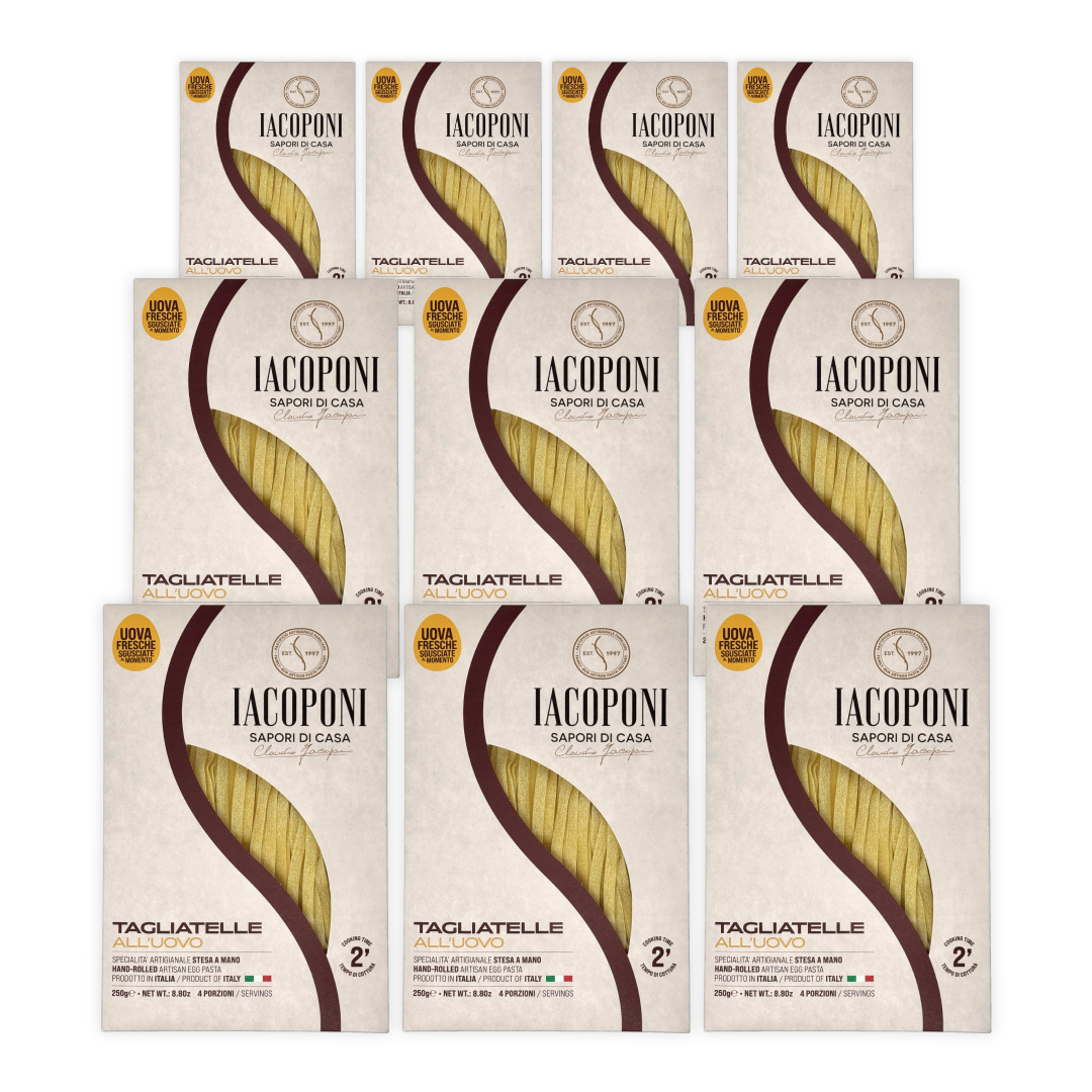 10x250g PROMO BOX PASTA ALL'UOVO Tagliatelle all'uovo