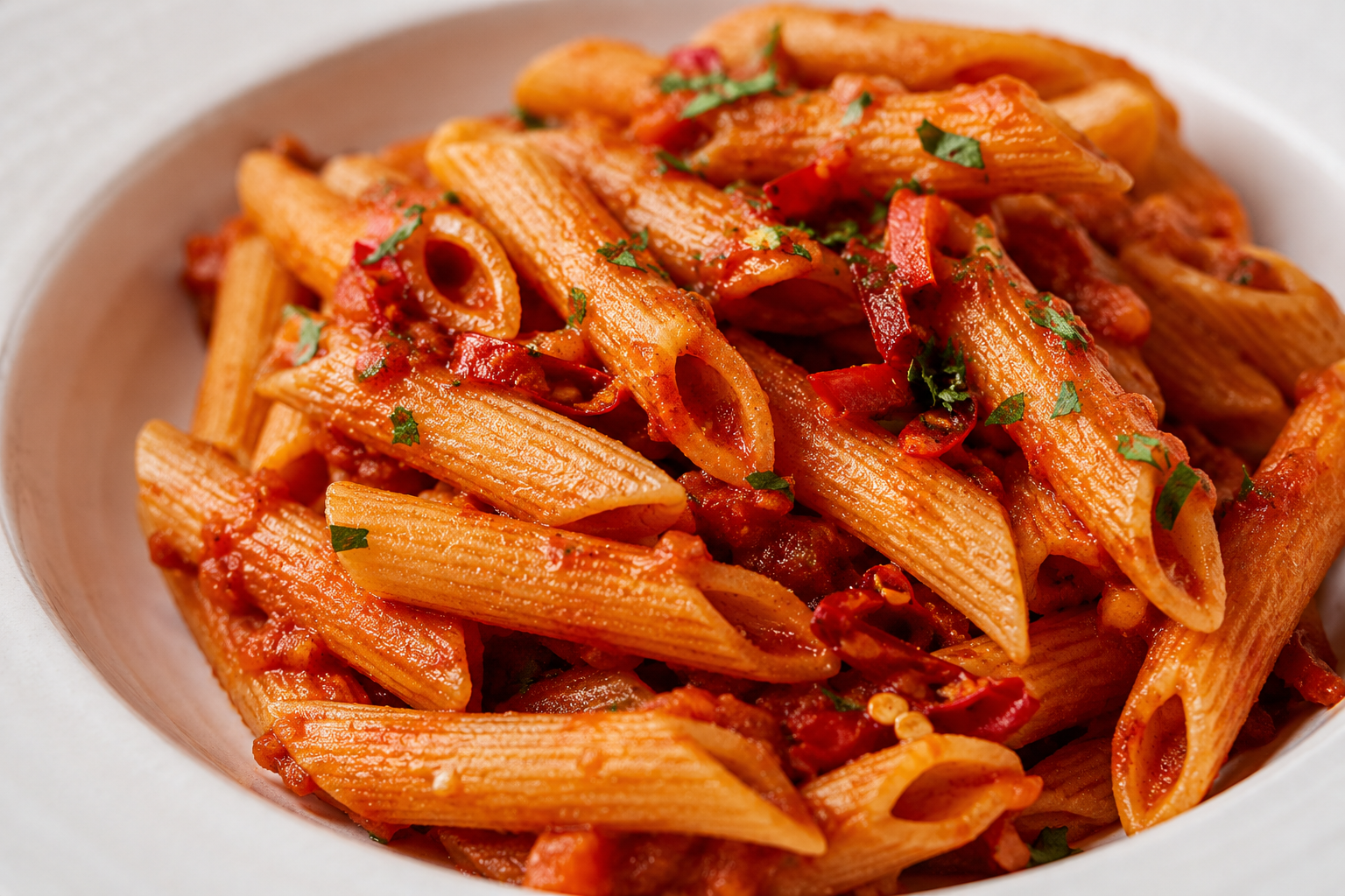 Penne di grano duro al peperoncino