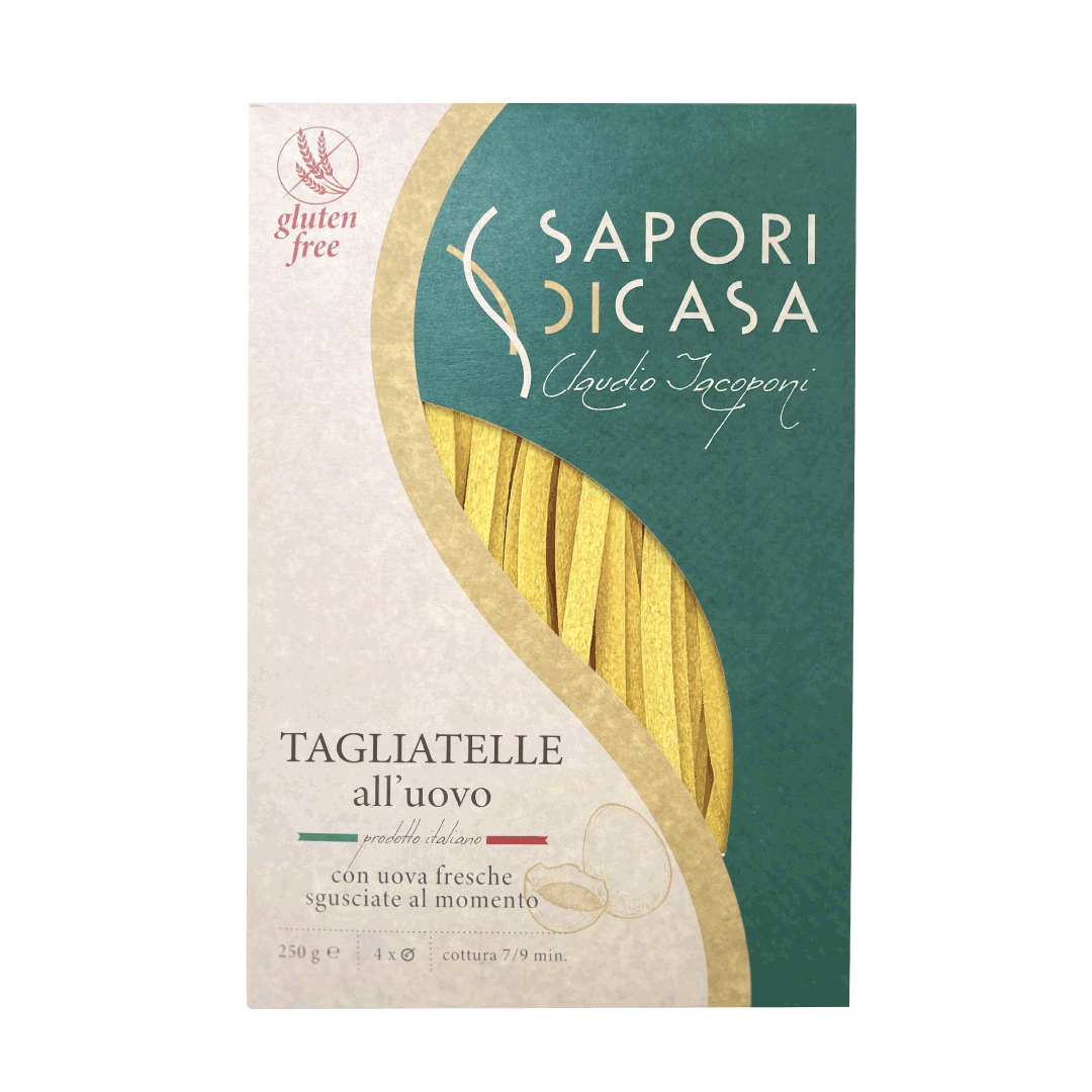 Tagliatelle senza glutine all'uovo